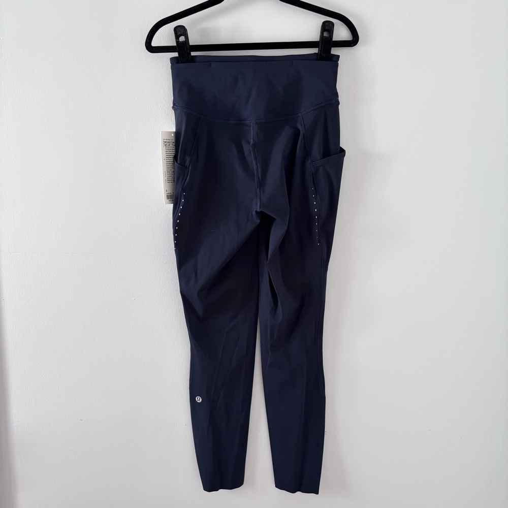 lululemon - NWT fast and free high rise tight 25” pockets leggings nulux blue - Picture 5 of 9